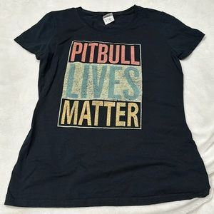 Pitbull lives matter tshirt